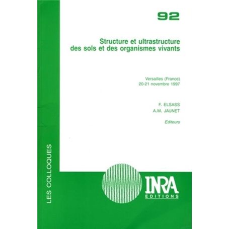 Structure et ultrastructure des sols et des organismes vivants