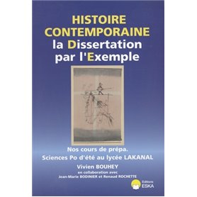 HISTOIRE CONTEMPORAINE LA DISSERTATION P