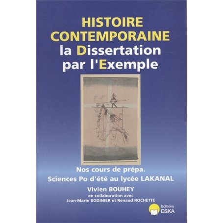 HISTOIRE CONTEMPORAINE LA DISSERTATION P