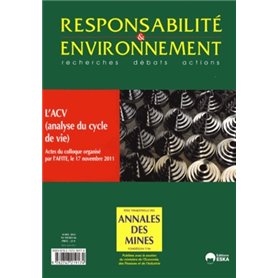 RE N  66 - AVRIL 2012 - L'ACV (ANALYSE DU CYCLE DE VIE)