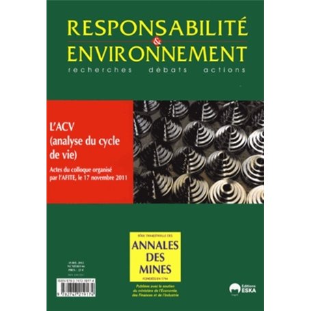 RE N  66 - AVRIL 2012 - L'ACV (ANALYSE DU CYCLE DE VIE)