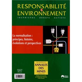 RE N  67 - JUILLET 2012 - LA NORMALISATION : PRINCIPES, HISTOIRE, EVOLUTIONS ET