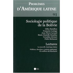 SOCIOLOGIE POLITIQUE DE LA BOLIVIE PAL 91