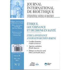 REVUE JIB 2 2014 ETHIQUE GOUVERNANCE ET DECISIONS EN SANTE