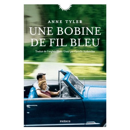 UNE BOBINE DE FIL BLEU