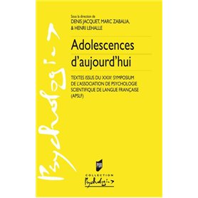 ADOLESCENCES AUJOURD HUI