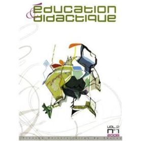 EDUCATION ET DIDACTIQUE VOL 2/1