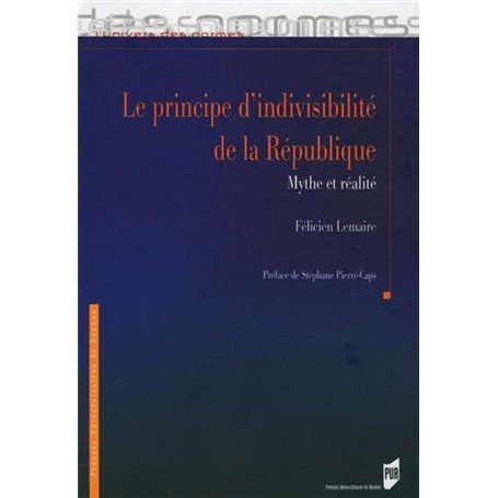 PRINCIPE D INDIVISIBILITE EN REPUBLIQUE