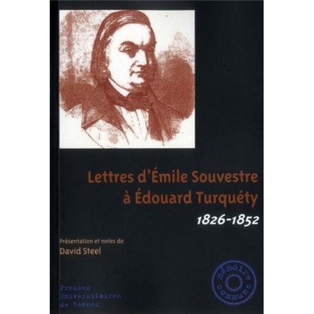 LETTRES D EMILE SOUVESTRE A EDOUARD TURQUETY