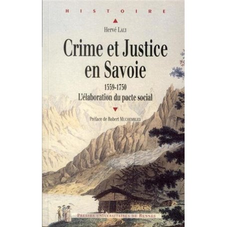 CRIME ET JUSTICE EN SAVOIE