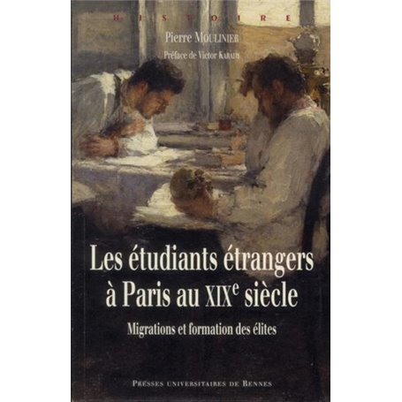 ETUDIANTS ETRANGERS A PARIS AU XIXE SIECLE