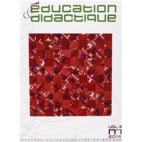 EDUCATION et DidactIQUE 8/1