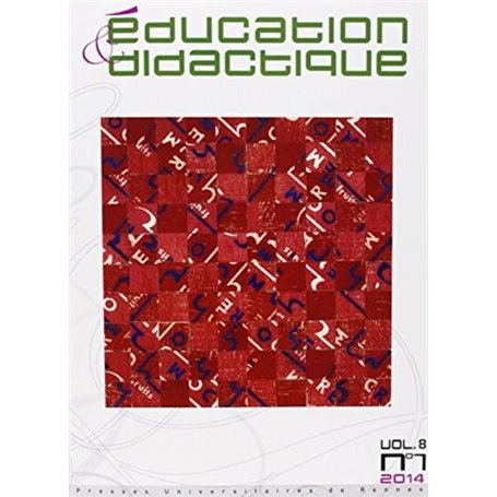 EDUCATION et DidactIQUE 8/1