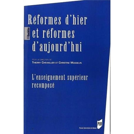 REFORMES D HIER ET REFORMES D AUJOURD HUI