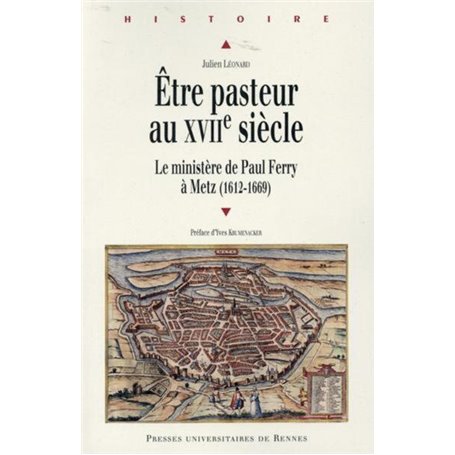 ETRE PASTEUR AU XVIIE SIECLE