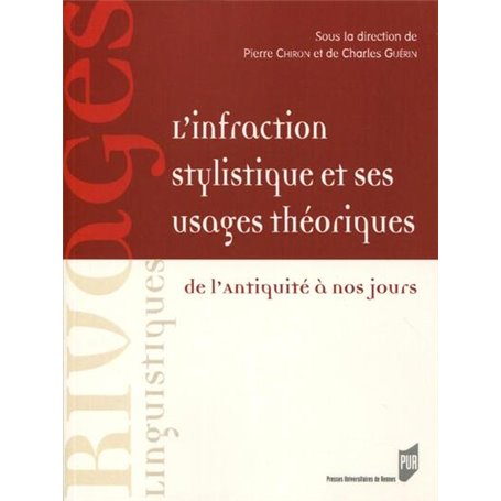 L'infraction stylistique et ses usages théoriques