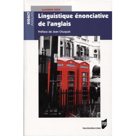 Linguistique énonciative de l'anglais