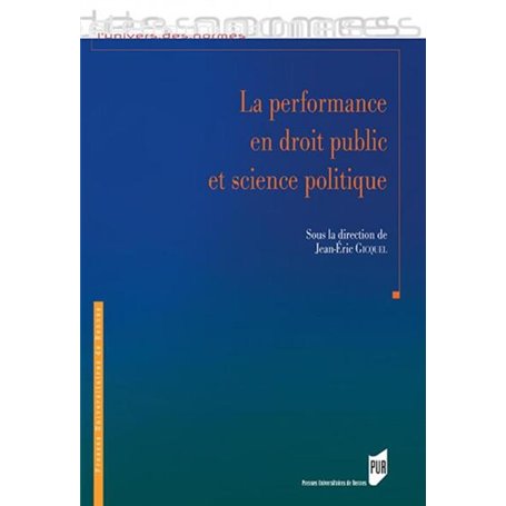 La performance en droit public et science politique