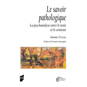 Le savoir pathologique