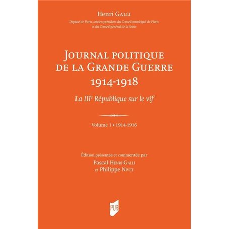 Journal politique de la grande guerre 1914-1918 (coffret)