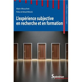 L'expérience subjective en recherche et en formation