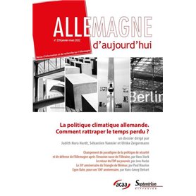 La politique climatique allemande. Comment rattraper le temps perdu ?