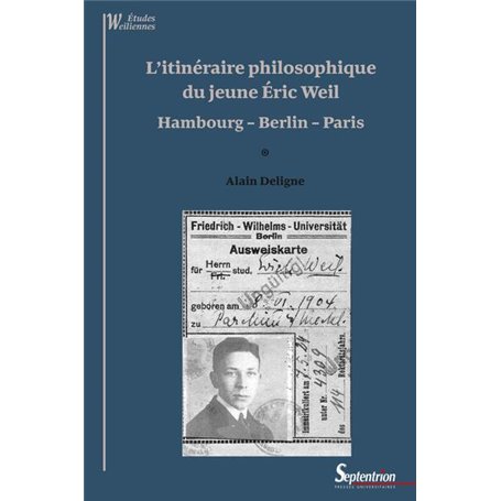 L'itinéraire philosophique du jeune Éric Weil