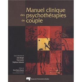 MANUEL CLINIQUE DES PSYCHOTHERAPIES DE COUPLE