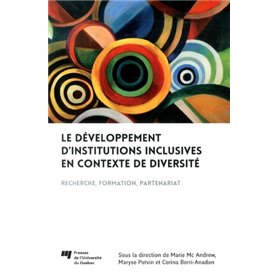 DEVELOPPEMENT D'INSTITUTIONS INCLUSIVES EN CONTEXTE DE DIVER