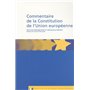 COMMENTAIRE DE LA CONSTITUTION DE L UNION  EUROPEENNE