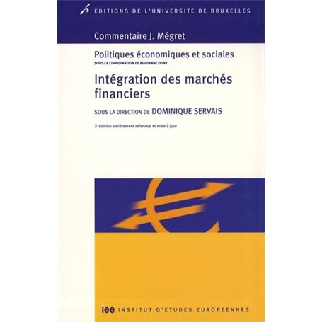 L INTEGRATION DES MARCHES FINANCIERS