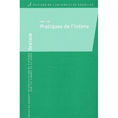 PRATIQUES DE L'INTIME