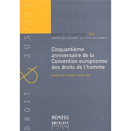 CINQUIÈME ANNIVERSAIRE DE LA CONVENTION DES DROITS DE L'HOMME