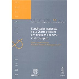 l'application nationale de la charte africaine des droits de l'homme et des peup