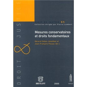 MESURES CONSERVATOIRES ET DROITS FONDAMENTAUX