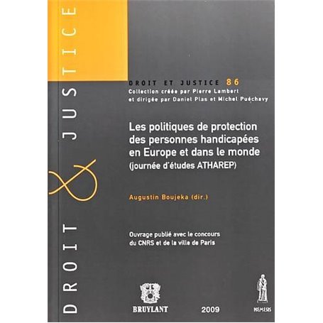 LES POLITIQUES DE PROTECTION DES PERSONNES HANDICAPÉES EN EUROPE ET DANS LE MOND