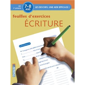 DEVOIRS - FEUILLES D'EX. ECRITURE (7-8 A.)