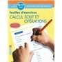 CALCUL ECRIT ET OPERATIONS - FEUILLES D'EXERCICES 10-11 ANS