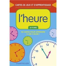 CARTES D'APPRENTISSAGE - L'HEURE (6-9 A.)