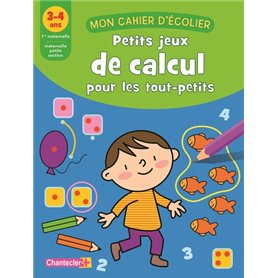 Mon cahier d'écolier (3-4 ans) calcul