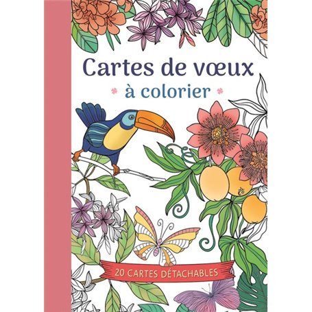 Cartes de voeux à colorier