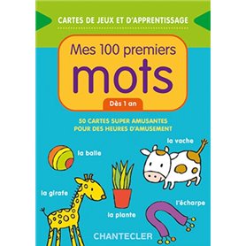 Cartes de jeux et d'apprentissage - Mes 100 premiers mots (dès 1 an)