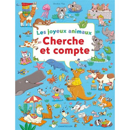 Cherche et compte - Les joyeux animaux