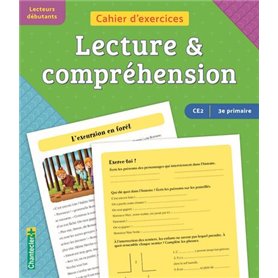 Cahier d'exercices lecture & compréhension (CE2 -3e primaire) (vert-bleu)