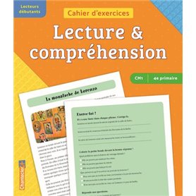 Cahier d'exercices lecture & compréhension (CM1- 4e primaire) (orange-jaune)