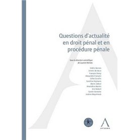 QUESTIONS D ACTUALITE EN DROIT PENAL ET EN PROCEDURE PENALE