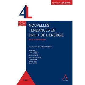 NOUVELLES TENDANCES EN DROIT DE L'ENERGIE