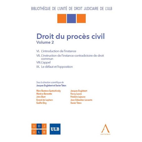 DROIT DU PROCES CIVIL-VOL 2