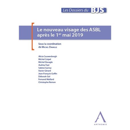 LE NOUVEAU VISAGE DES ASBL APRES LE 1ER MAI 2019