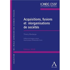 Acquisitions, fusions et réorganisations de sociétés - 2020